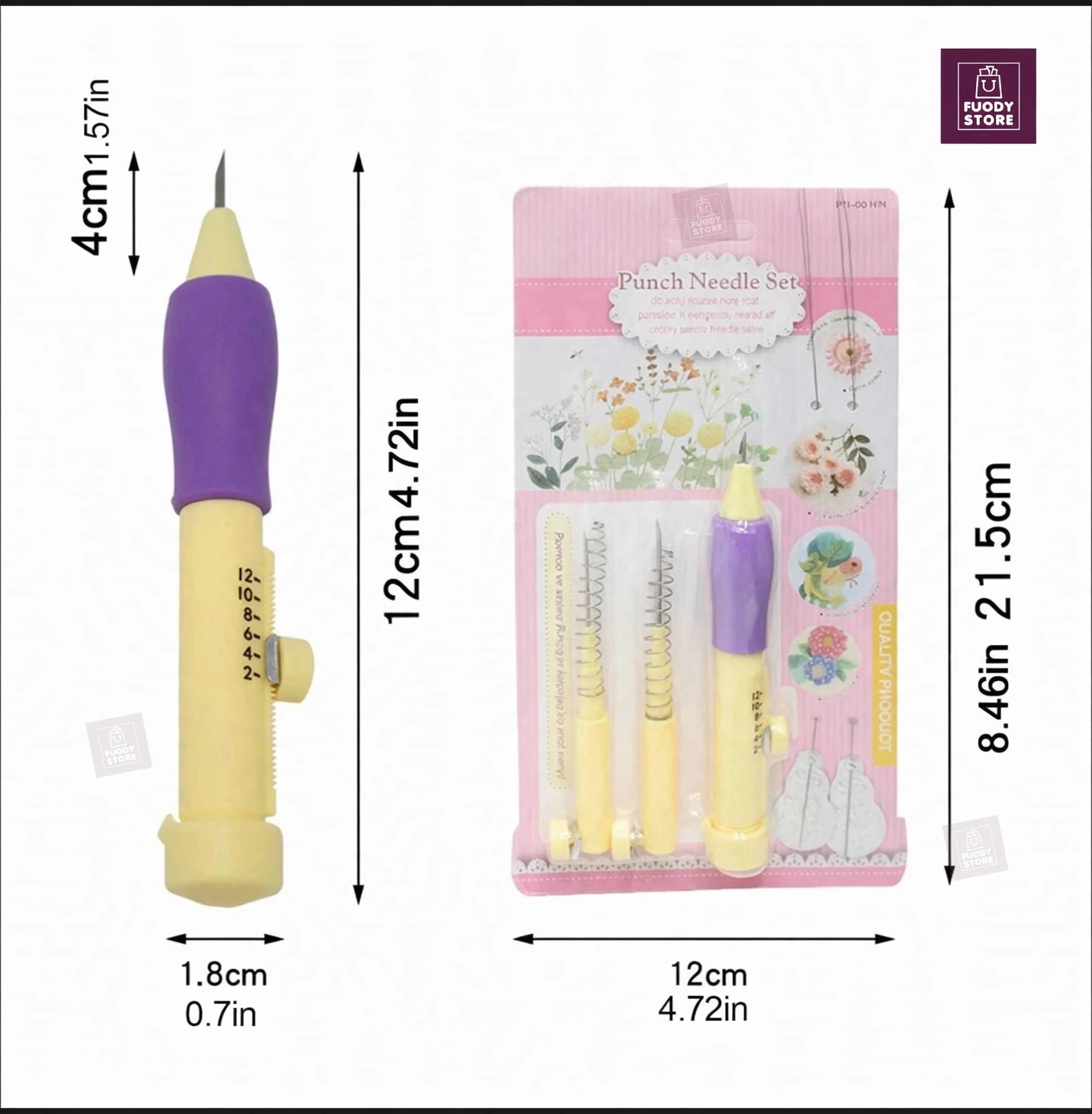 Embroidery Punch Needle Pen โ DIY Craft Kit - Image 7