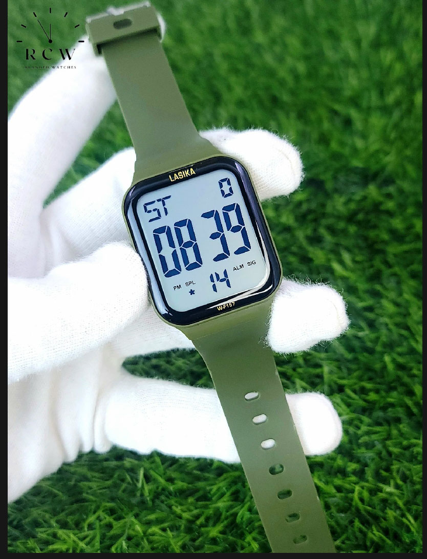Imported Digital Sports Watch with Alarm & Date - Image 4