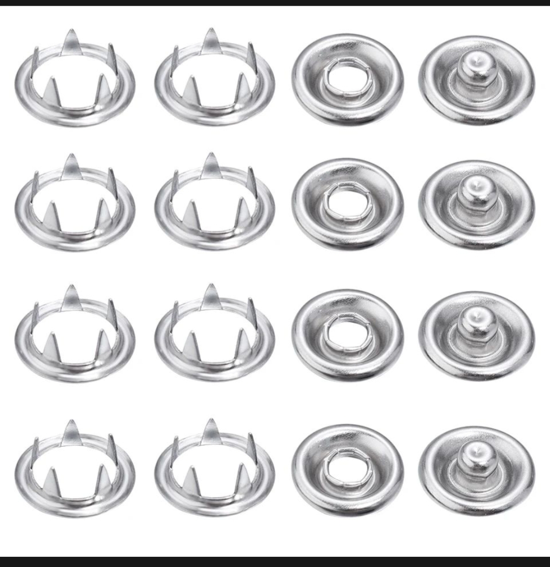 100 Snap Buttons 9.5mm – Sew-Free - Image 8