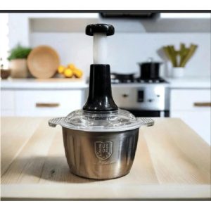2L Stainless Steel Hand Push Chopper