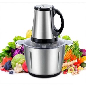 3L Electric Chopper Machine – Stainless Steel Bowl
