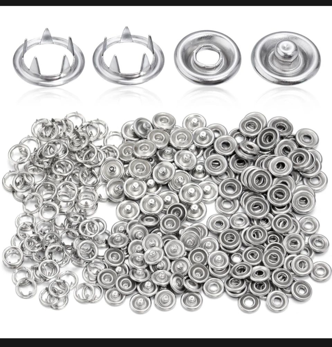 100 Snap Buttons 9.5mm – Sew-Free - Image 7