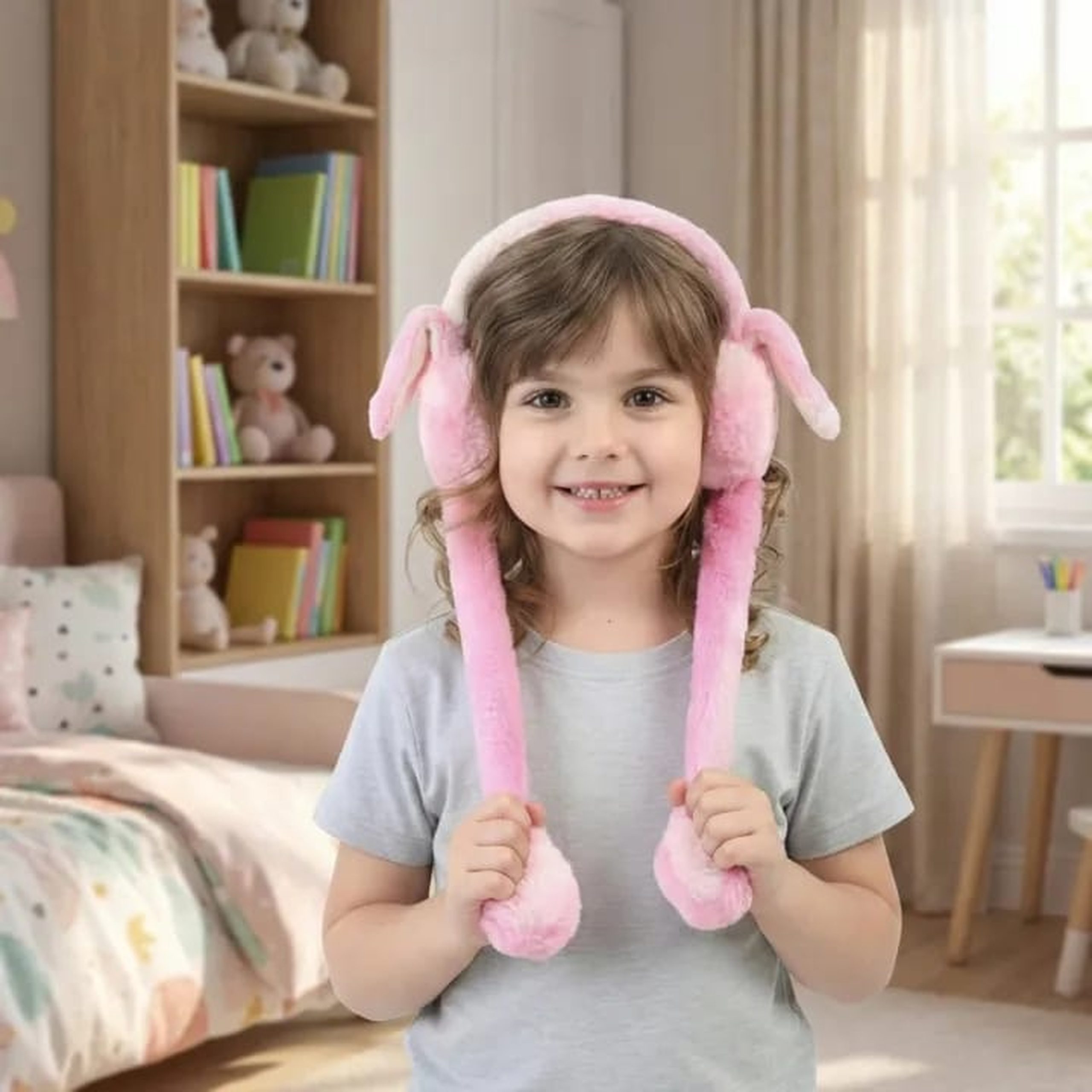 Moving Bunny Ear Muffs for Kids - Image 5