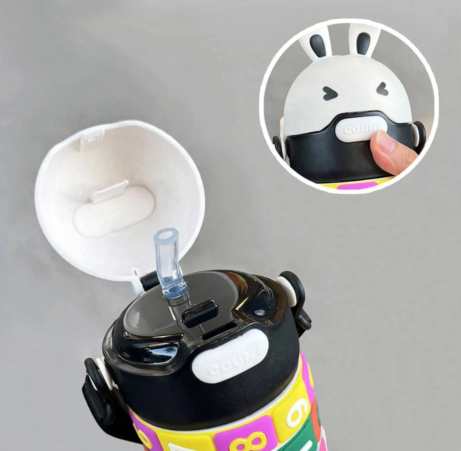 Hot & Cool Puzzle Water Bottle for Kids - Image 6