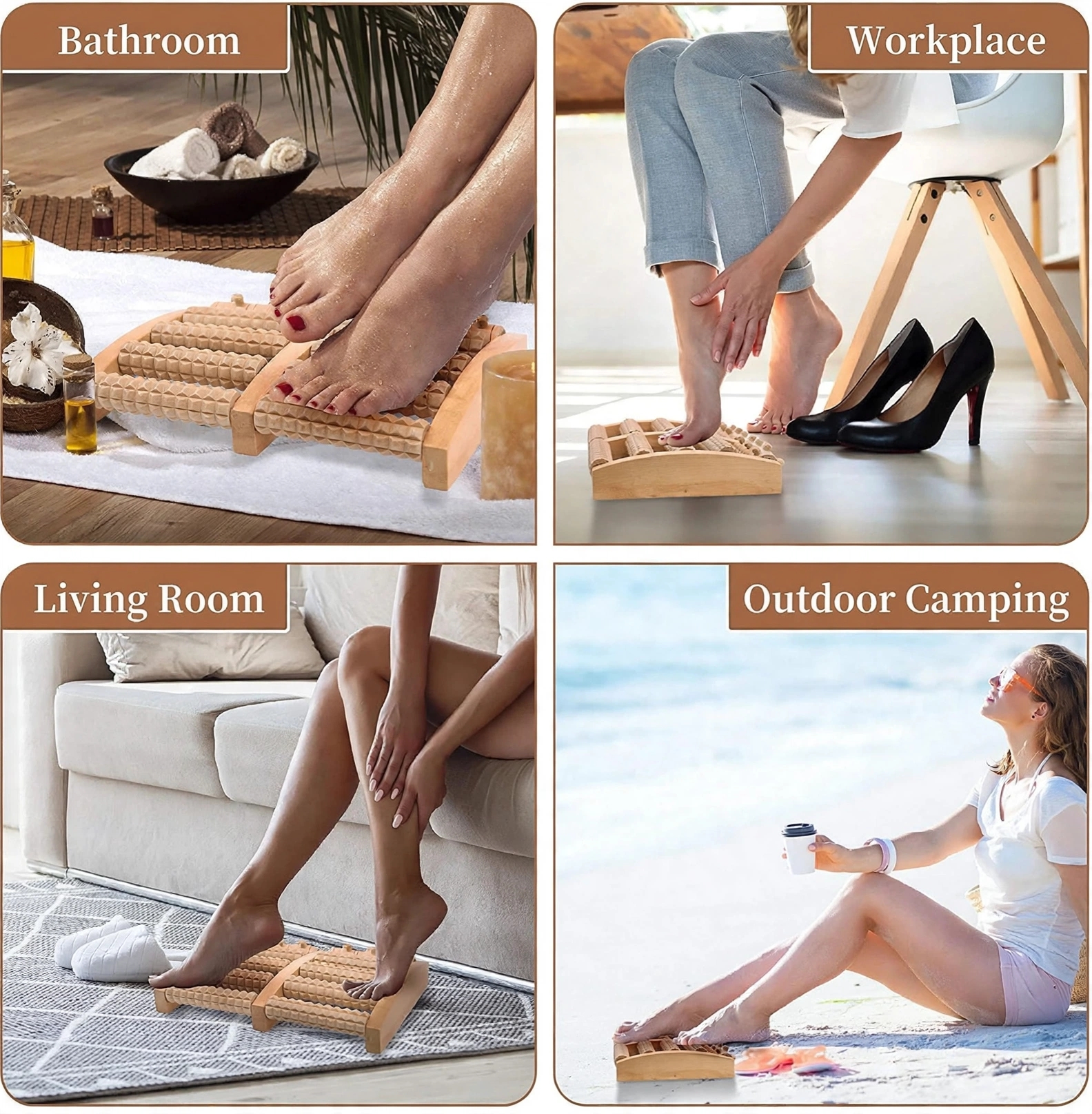 Wooden Foot Massager Roller - Image 8