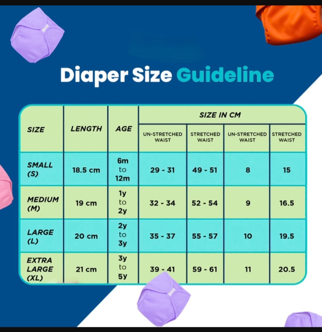 Reusable Cotton Cloth Baby Diapers - Image 8