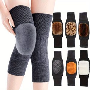 Wool Knee Warmers – Fleece Lined (1 Pair)