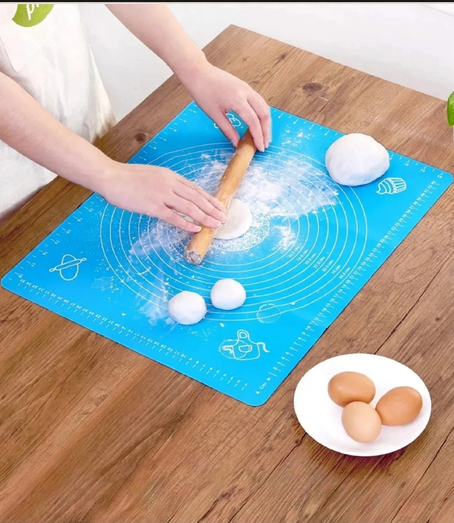 Large Silicone Roti Mat – Non-Stick Kneading Sheet - Image 7