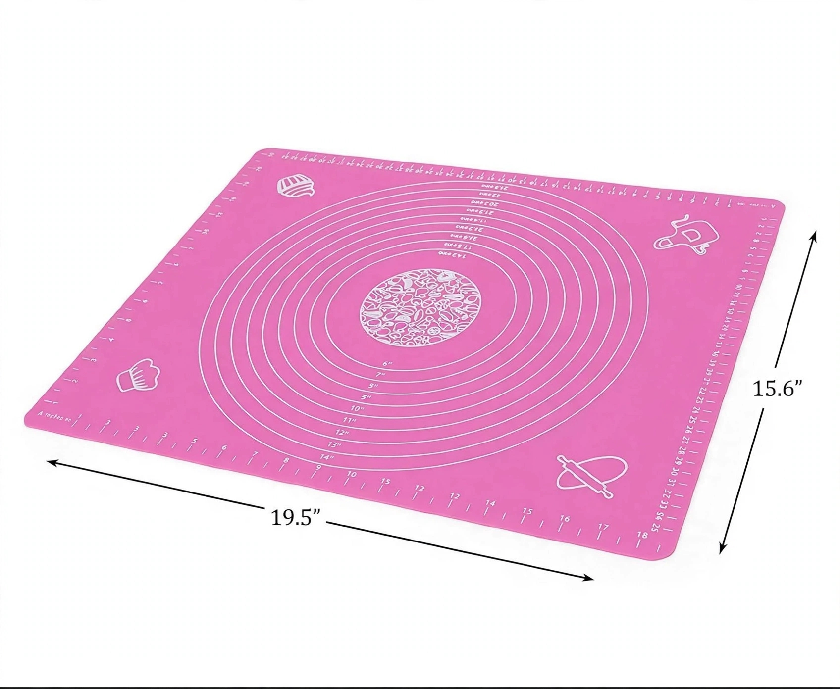 Large Silicone Roti Mat – Non-Stick Kneading Sheet - Image 6
