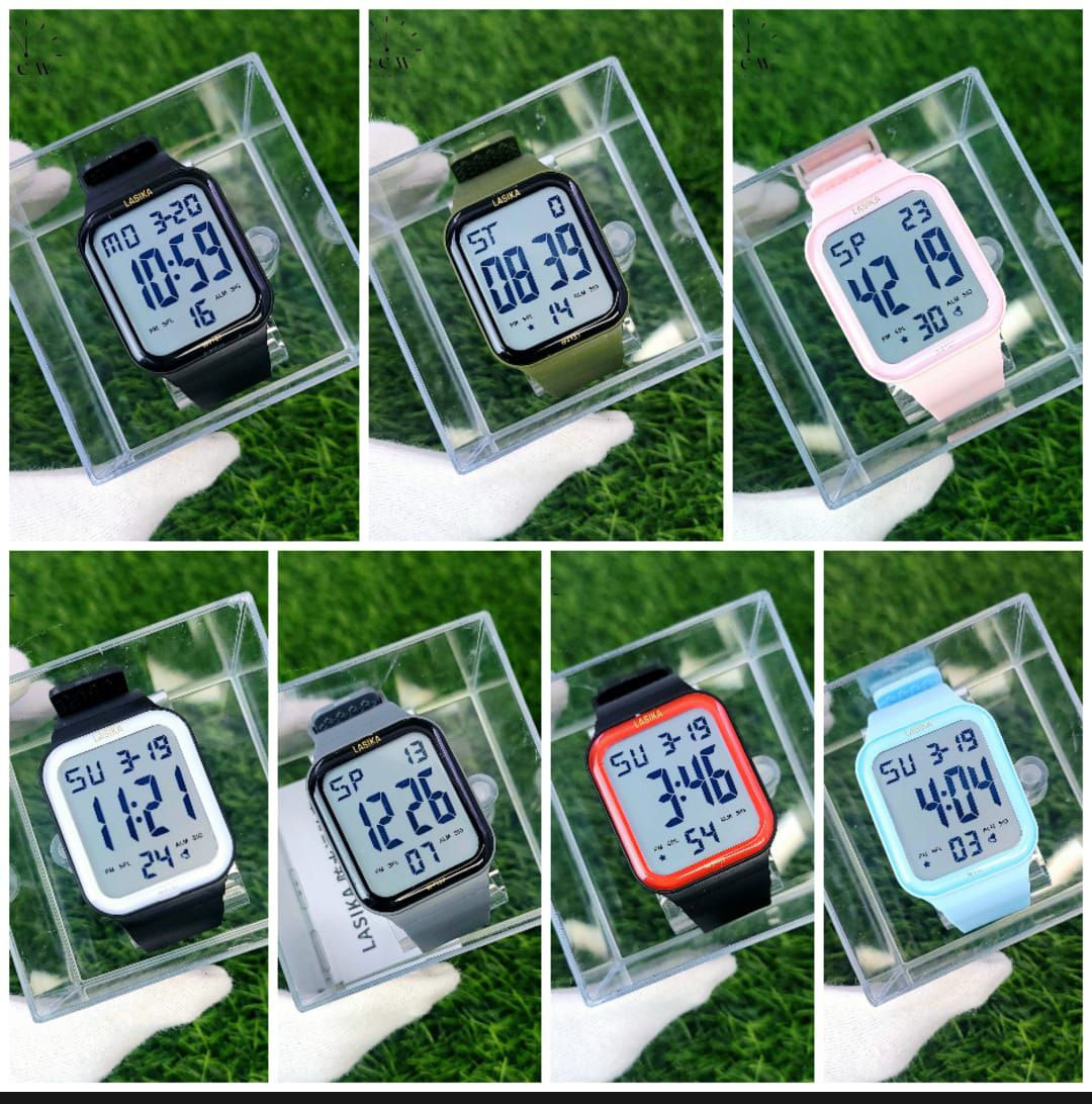 Imported Digital Sports Watch with Alarm & Date - Image 7