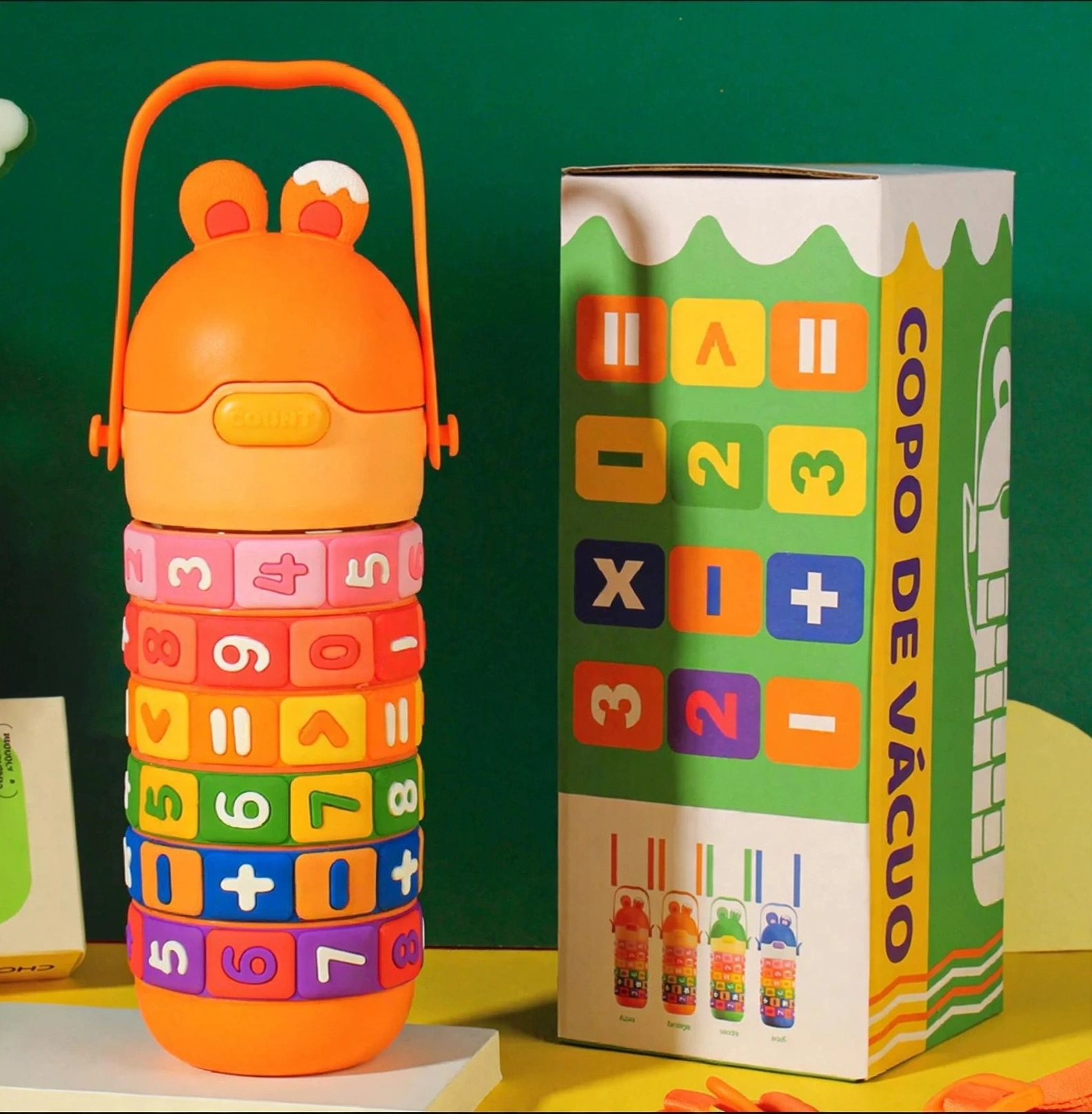 Hot & Cool Puzzle Water Bottle for Kids - Image 5