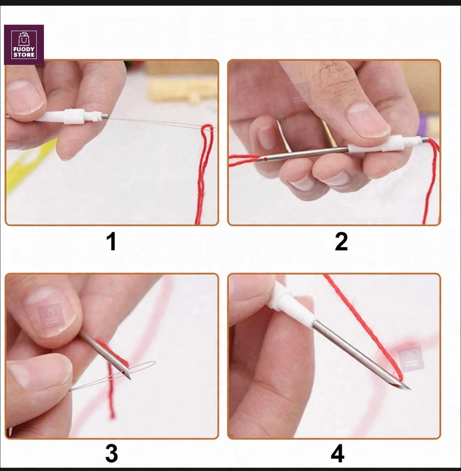 Embroidery Punch Needle Pen โ DIY Craft Kit - Image 4