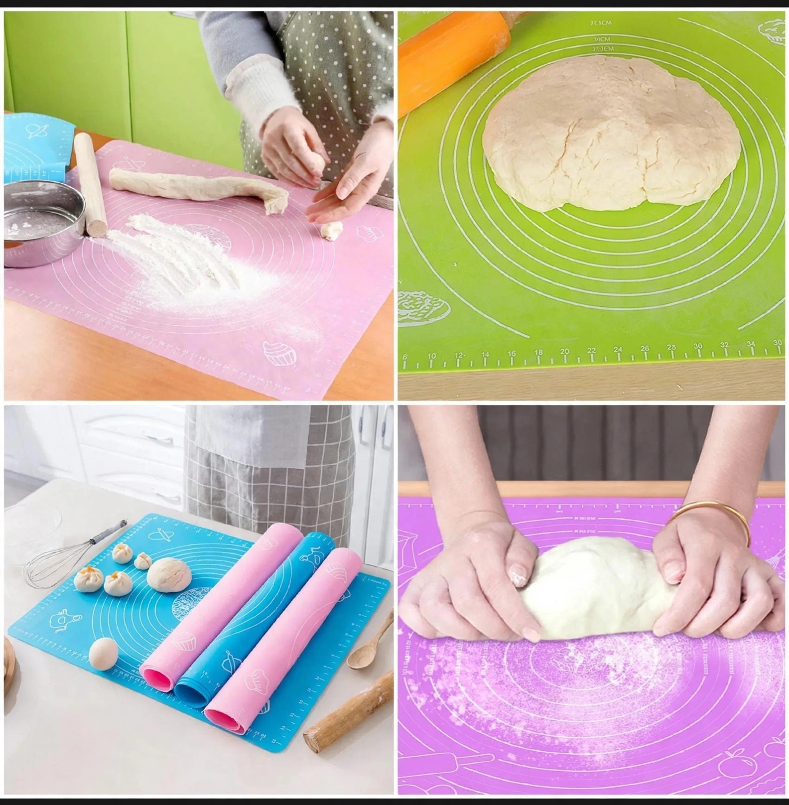 Large Silicone Roti Mat – Non-Stick Kneading Sheet - Image 5