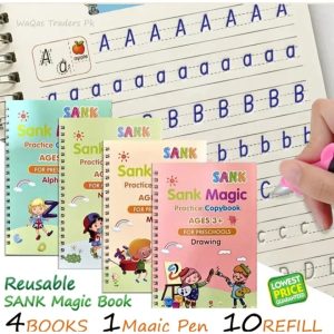 Sank Magic Practice Copybook Set (4 Books)