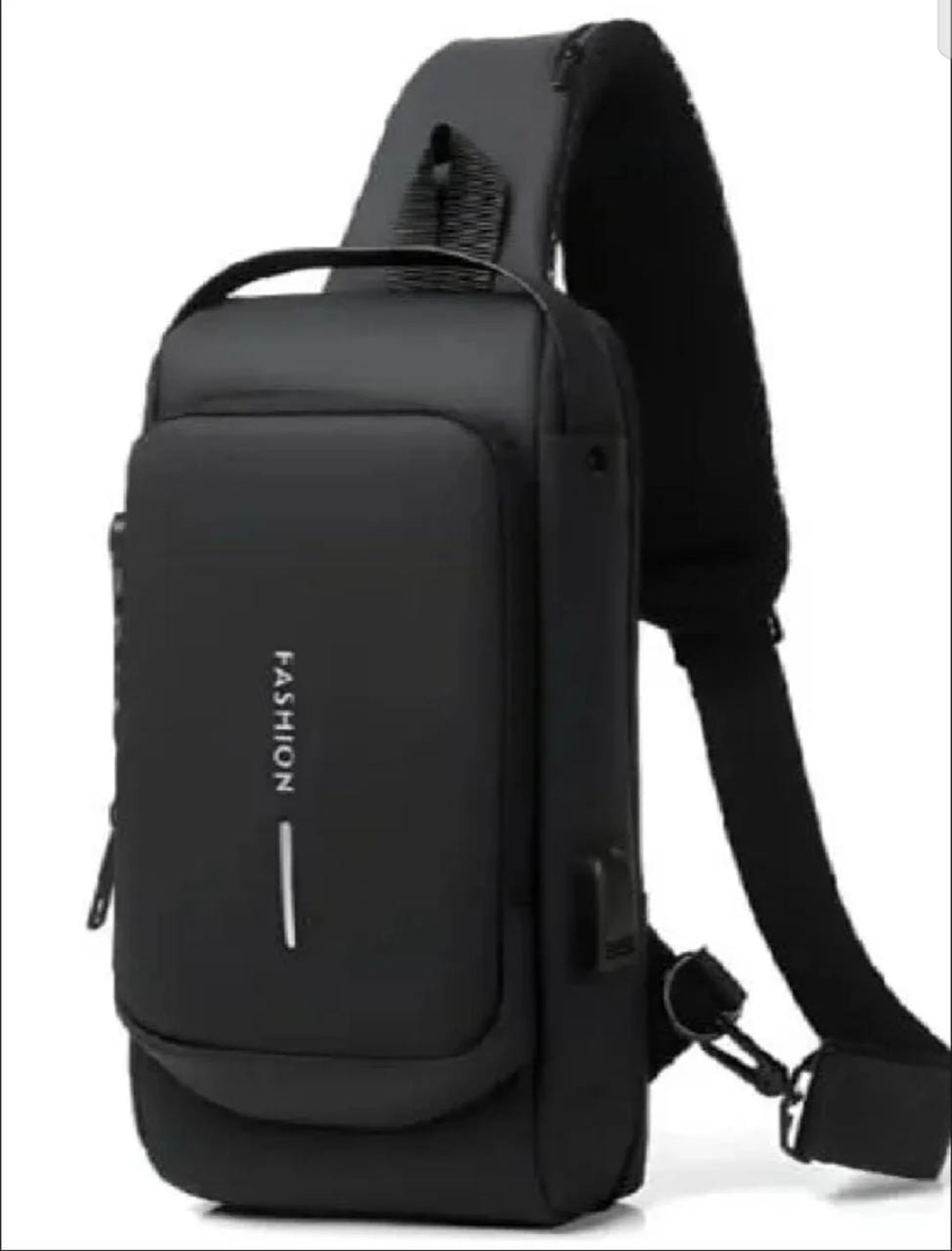 Anti-Theft Crossbody Sling Bag with USB Port - Image 9