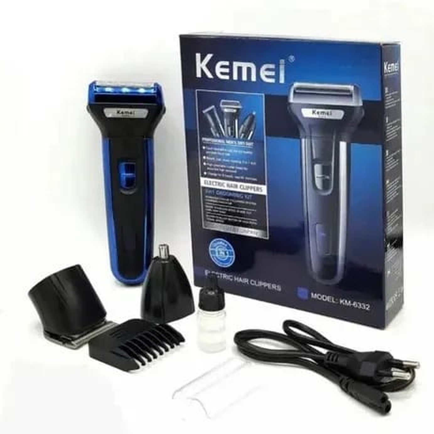 3 in 1 Rechargeable Shaver, Clipper & Beard Trimmer - Image 3