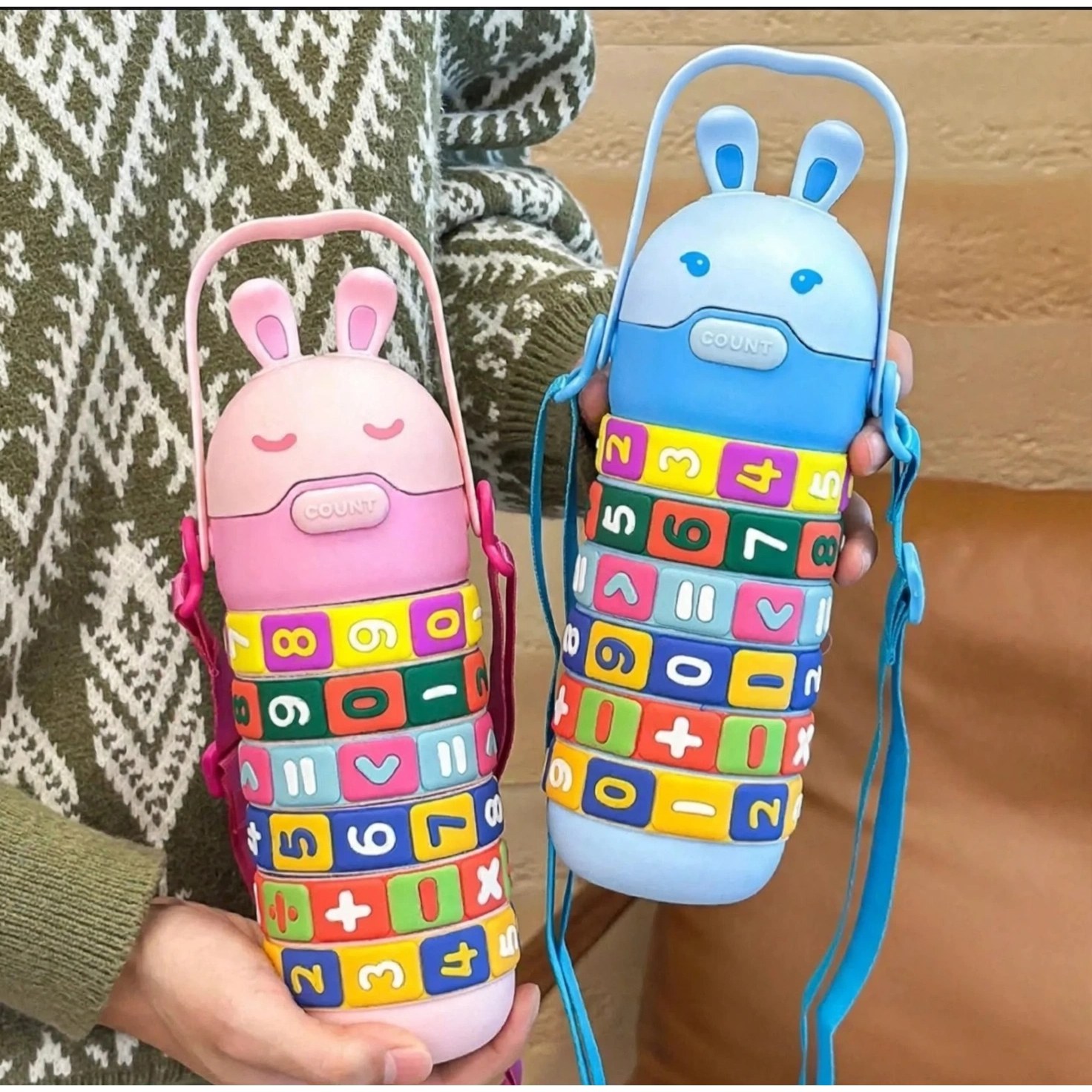 Hot & Cool Puzzle Water Bottle for Kids