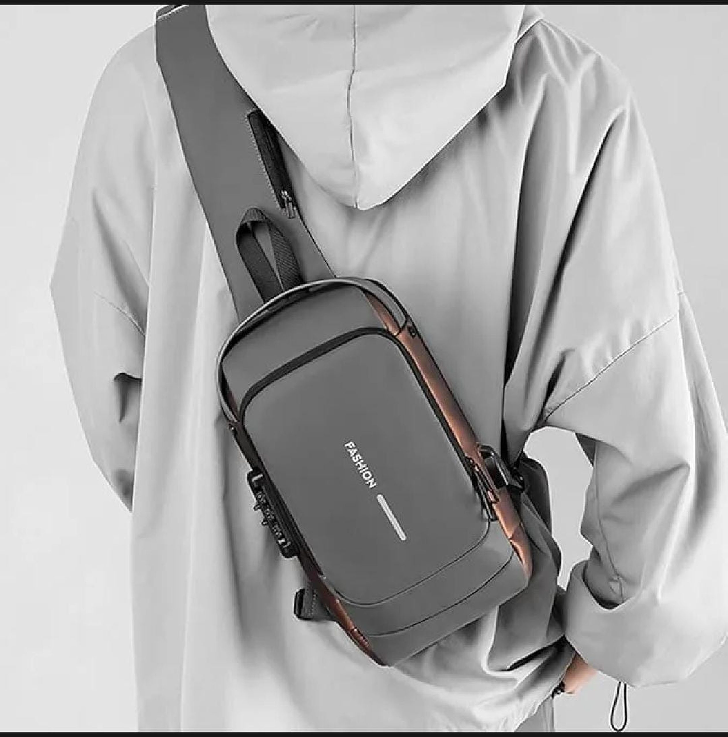 Anti-Theft Crossbody Sling Bag with USB Port - Image 2