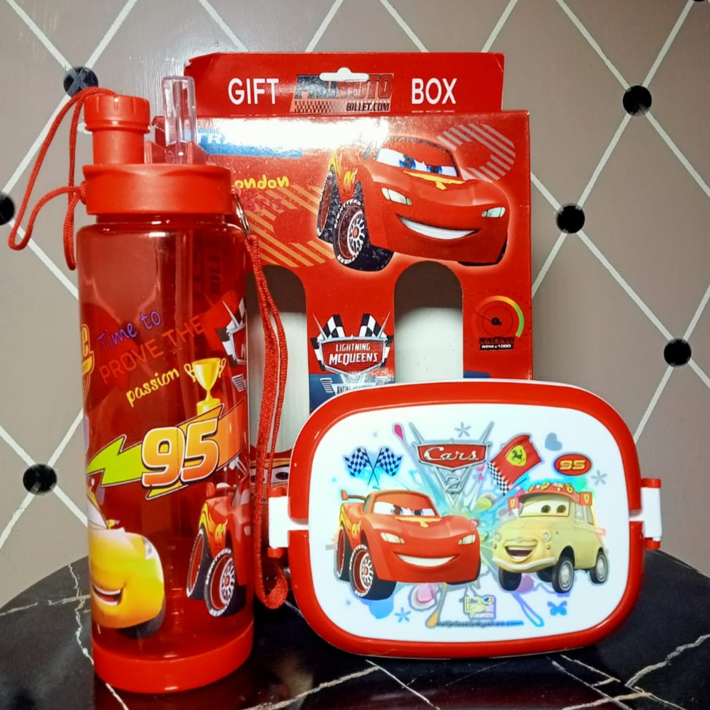 Water Bottle & Lunch Box Gift Box โ Cartoon Characters - Image 8